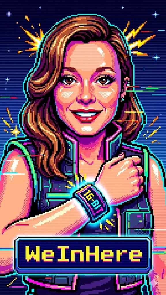 16-Bit Arcade Character Generator - AI Art AI Generated Artwork