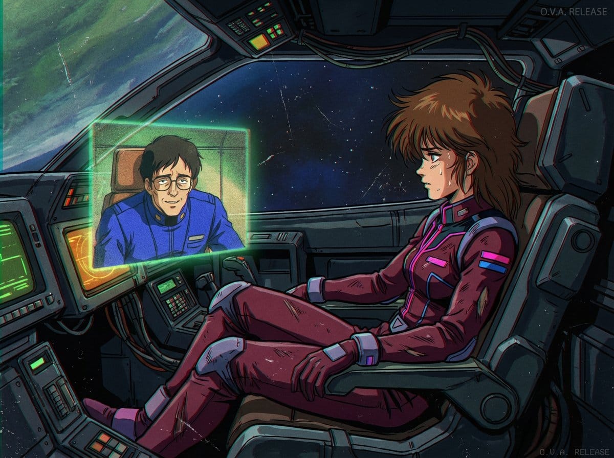 1980s US import anime (duplicate style) - AI Generated Anime Style Image Example