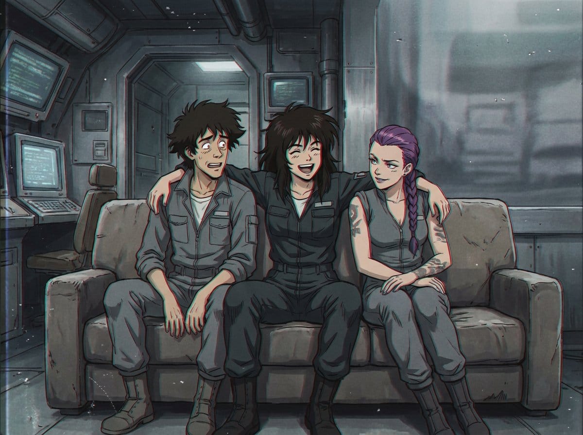 1980s US import anime style - AI Generated Anime Style Image Example