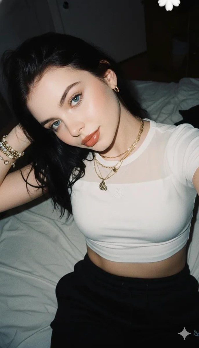 2000s Aesthetic Flash Selfie Prompt
