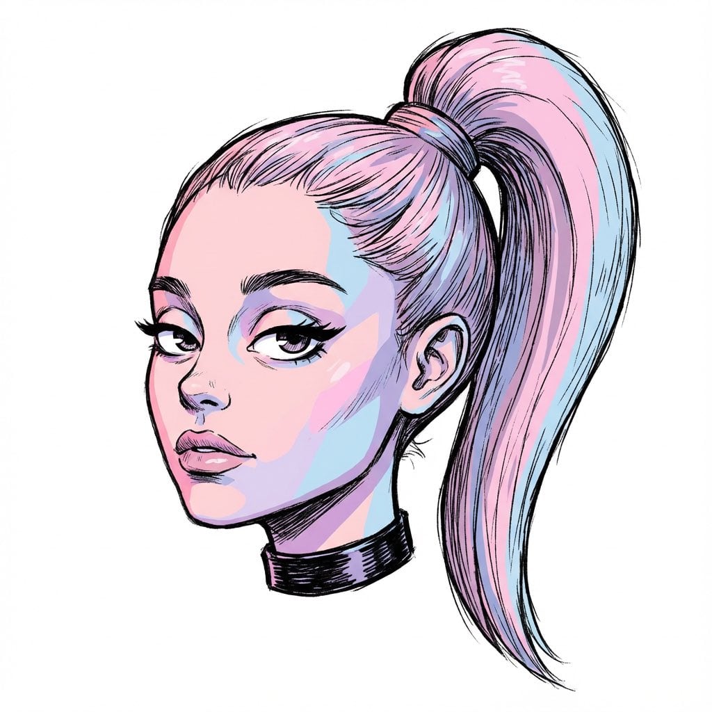 2000s Character Design Prompt - AI Generated Character Style Image Example