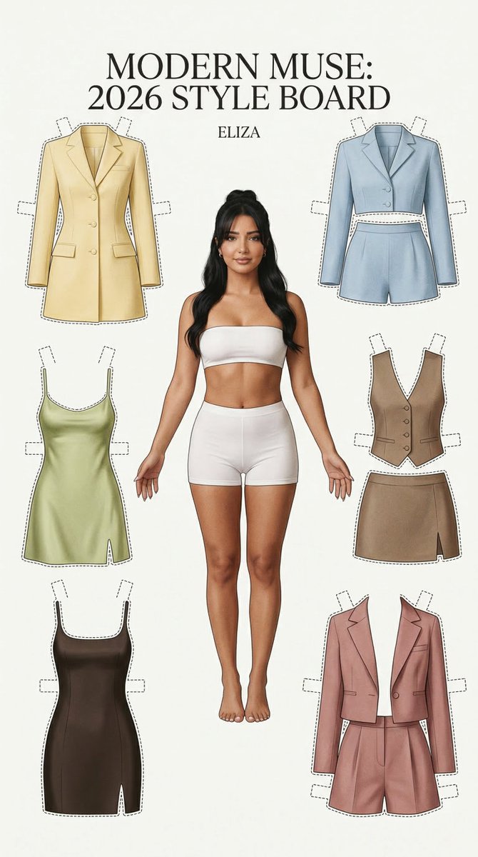 Preview image for 2026 Fashion Paper Doll Editorial Board prompt
