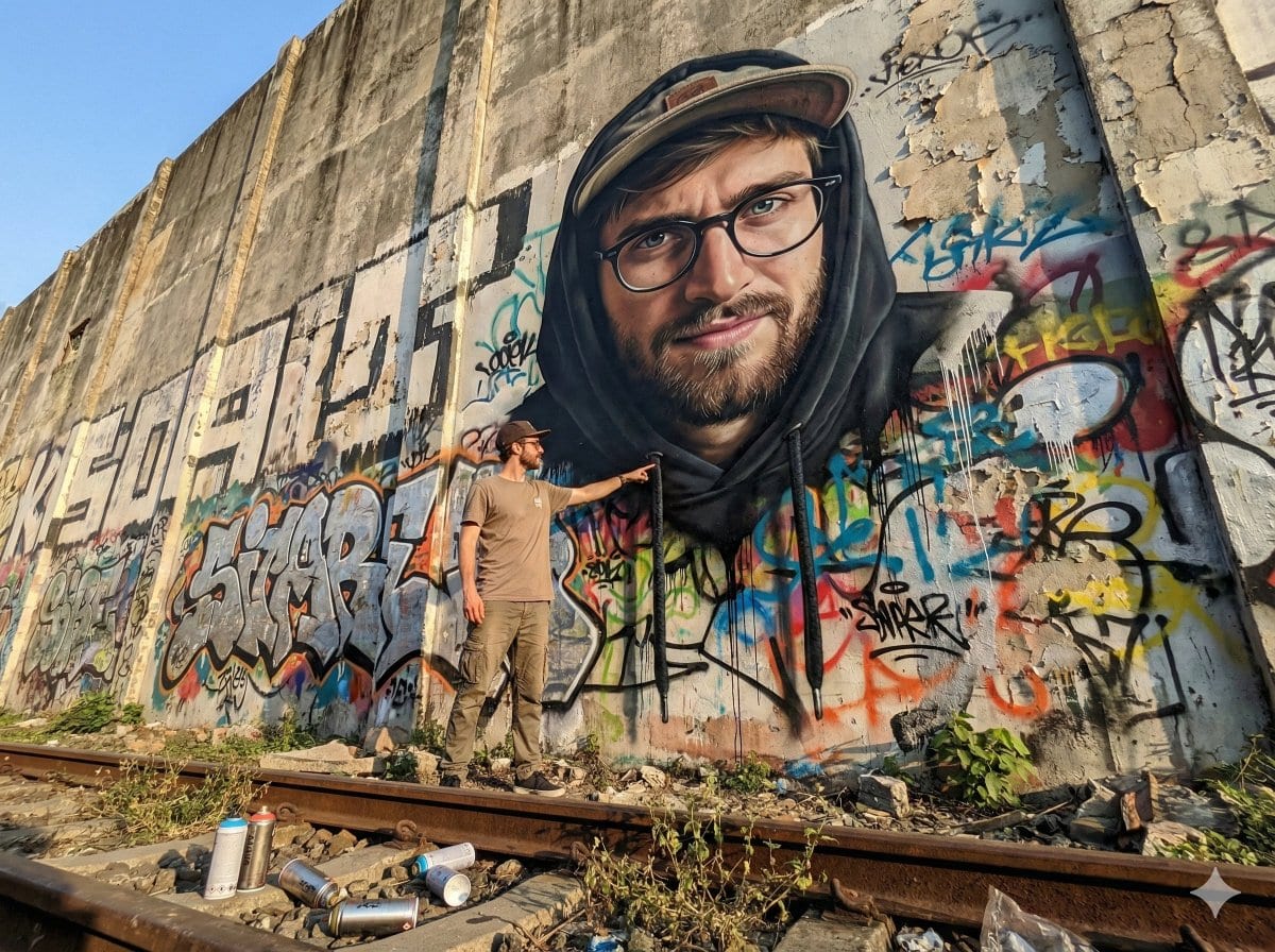 2D Mural to 3D Reality Street Art Prompt - AI 프롬프트