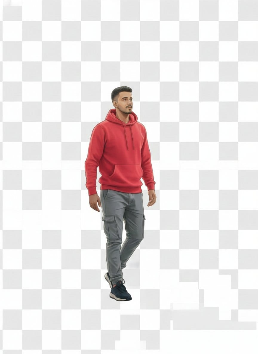 2D Vector Character Illustration from Reference Image - Prompt IA