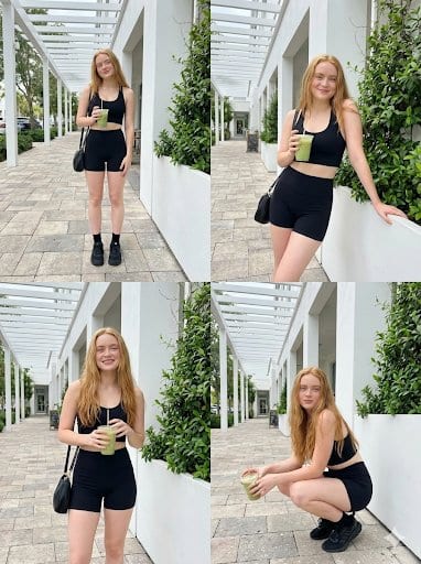 2x2 Lifestyle Fashion Collage (Sadie Sink)