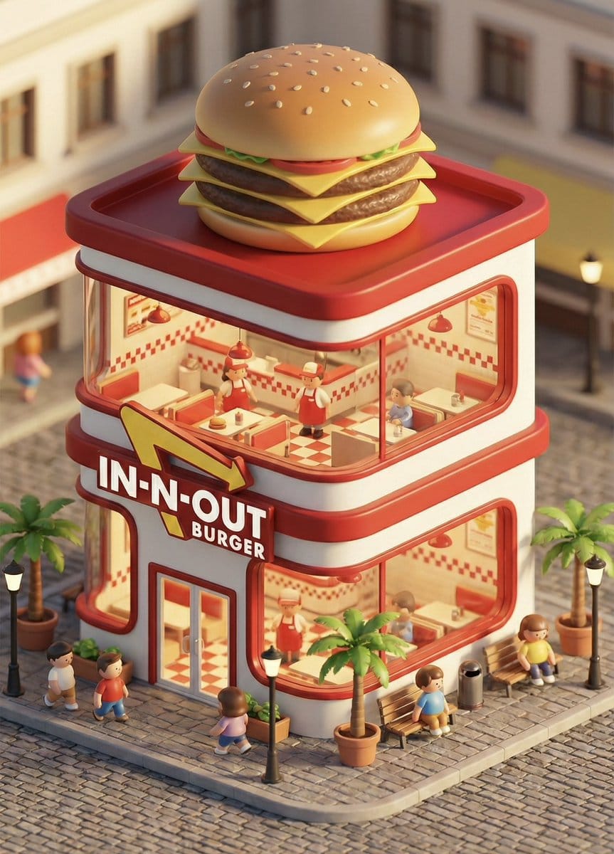 3D chibi concept store brand prompt - AI提示词