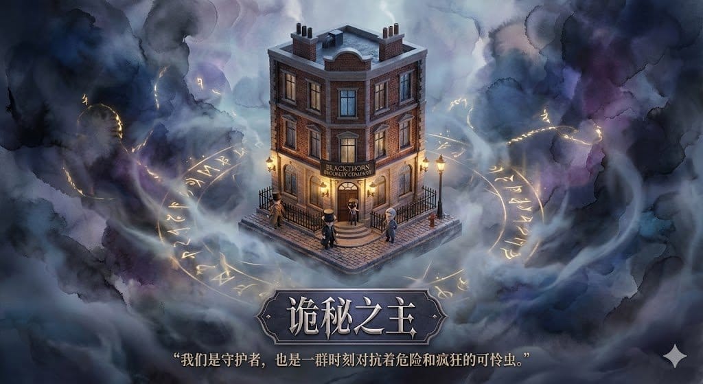3D Diorama Poster for 'Lord of the Mysteries' - AI提示词