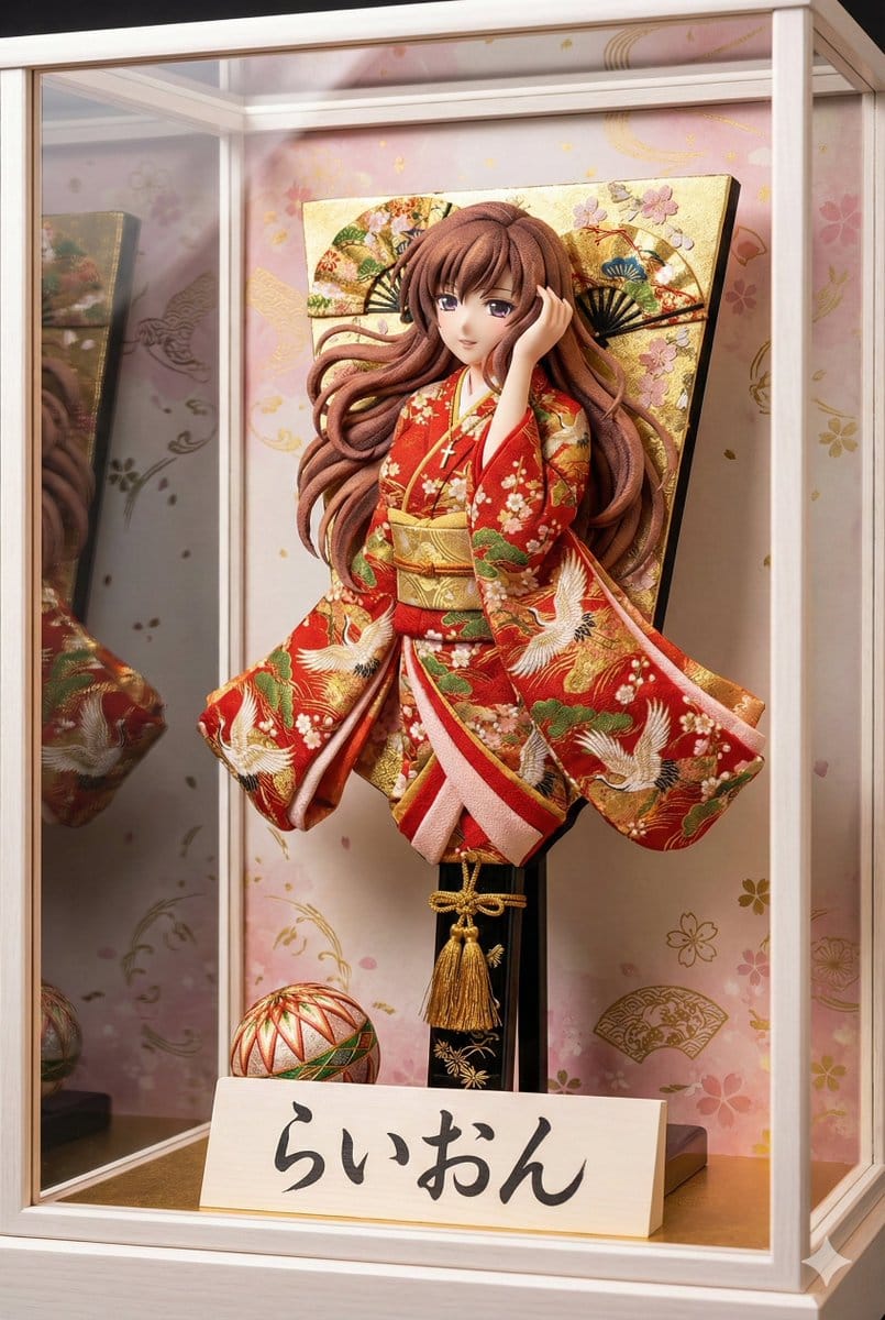 3D Hagoita (Japanese Battledore) Image Generation Prompt - Prompt IA