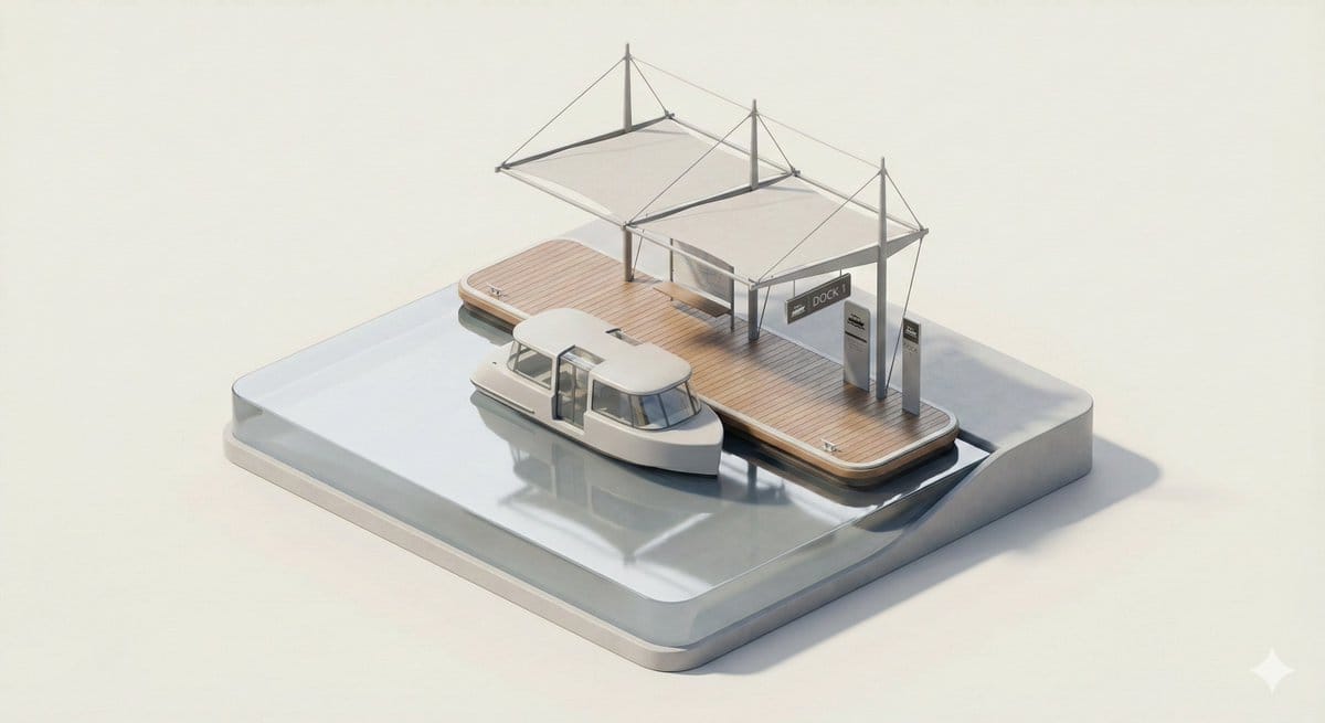 3D Isometric Urban Transit Stop Diorama Prompt - AI Generated Realistic Style Image Example