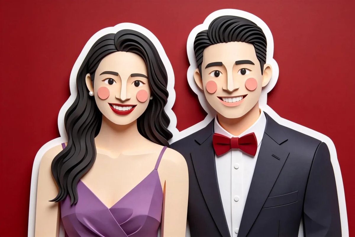 Preview image for 3D Paper-Cut Illustration Style prompt