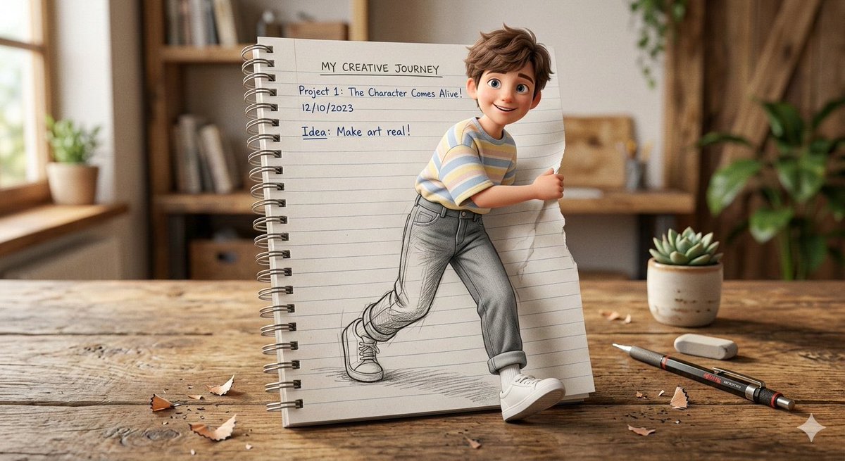Preview image for 3D Pop-Out Illusion Artwork Prompt prompt
