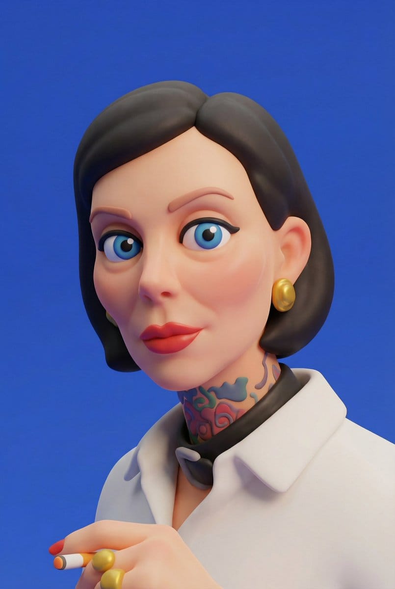 3D stylized character transformation prompt - AI Generated Character Style Image Example