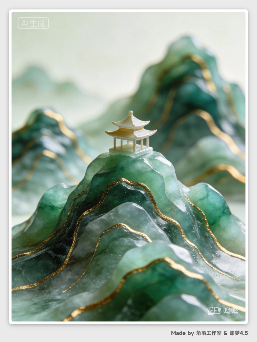 Abstract Chinese Landscape Miniatures Prompt - Prompt de IA