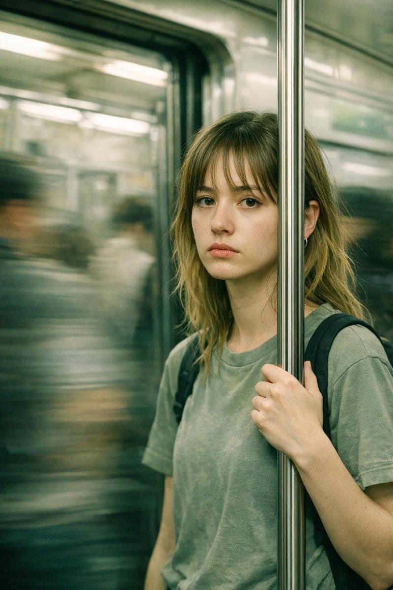 Abstract Cinematic Portrait Style Prompt - AI Generated Character Style Image Example