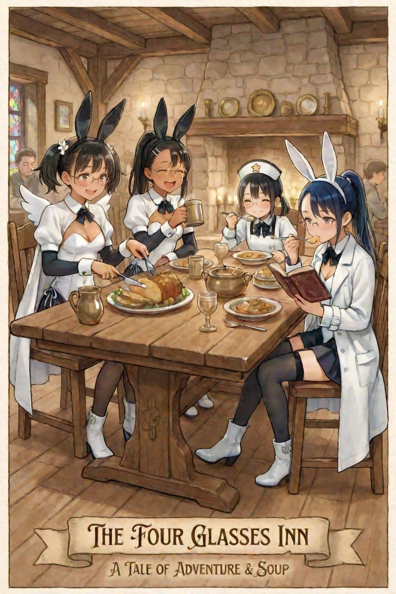 Preview image for AI Illustration of a Girl at an Inn prompt