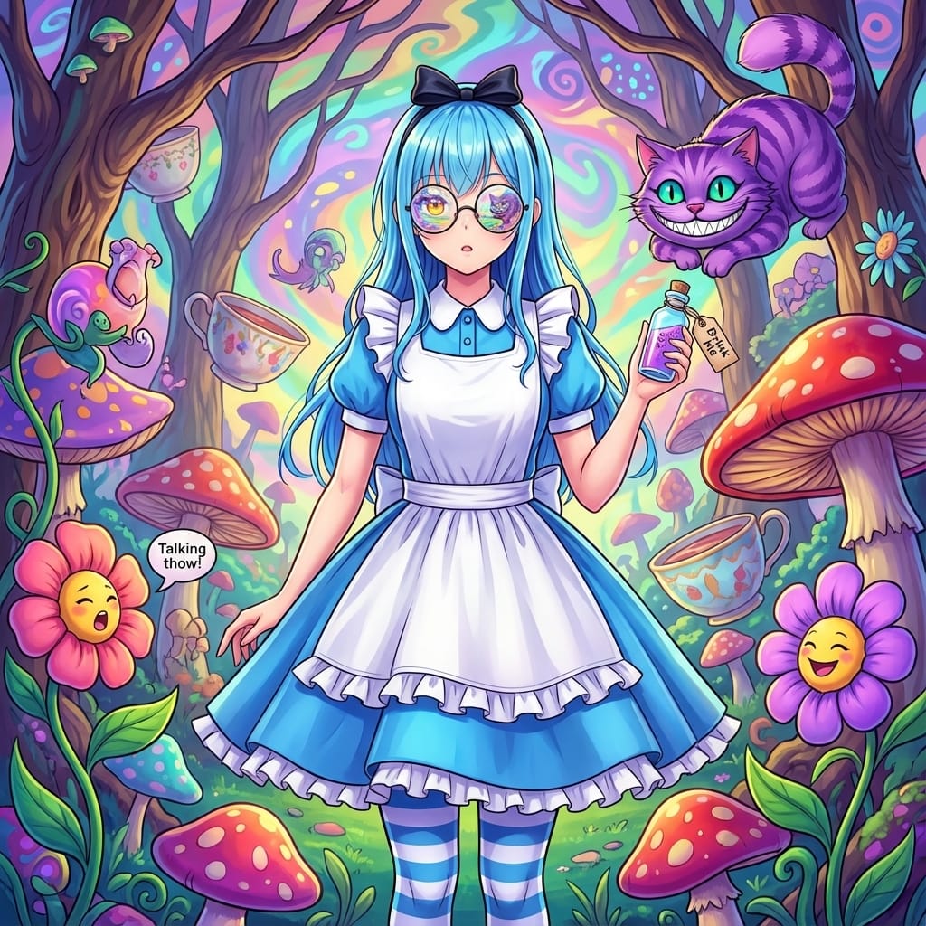 Alice in Wonderland Transformation Prompt - Prompt IA