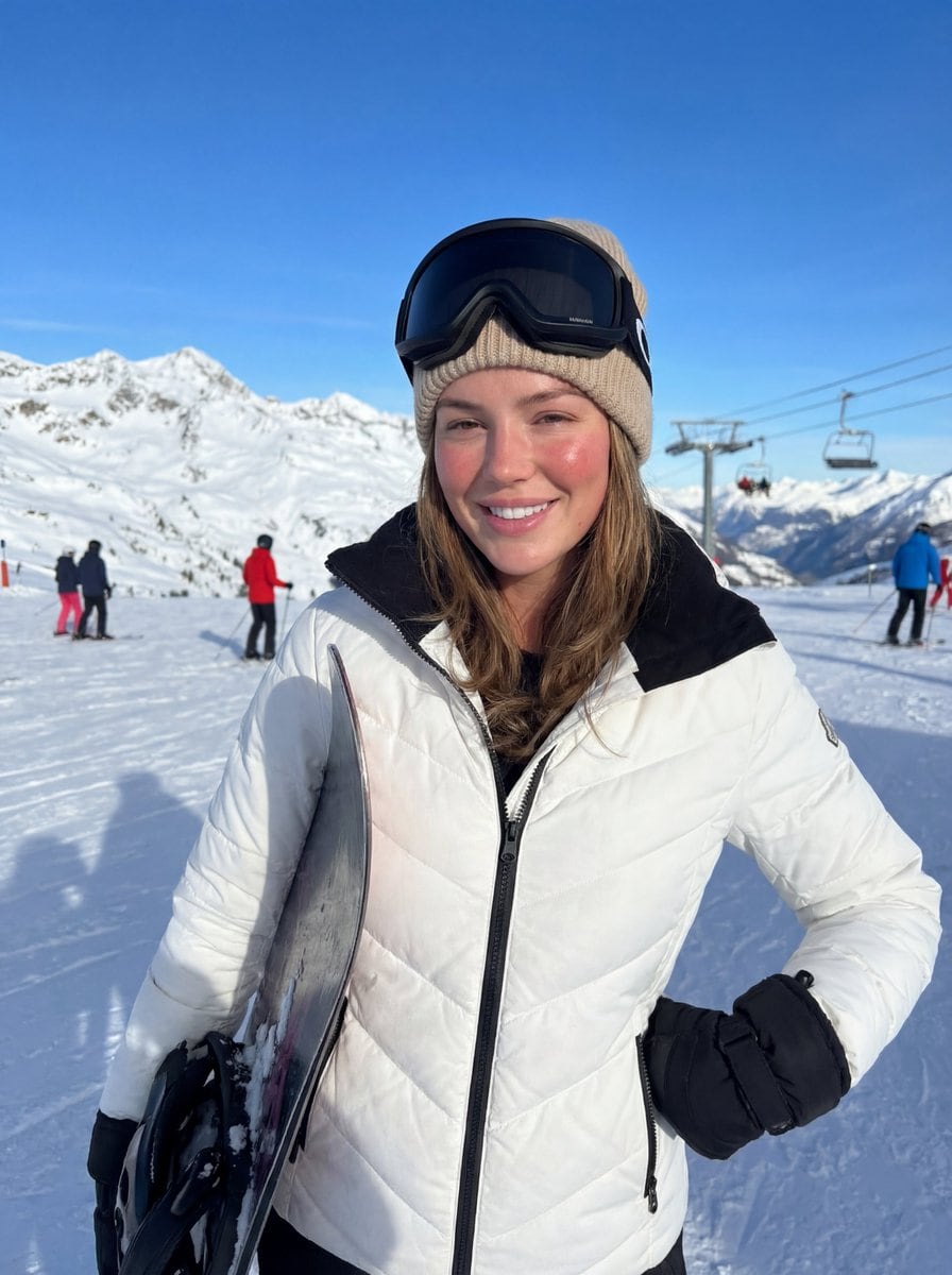 Alpine Ski Portrait with Anatomical Specifications - Prompt de IA