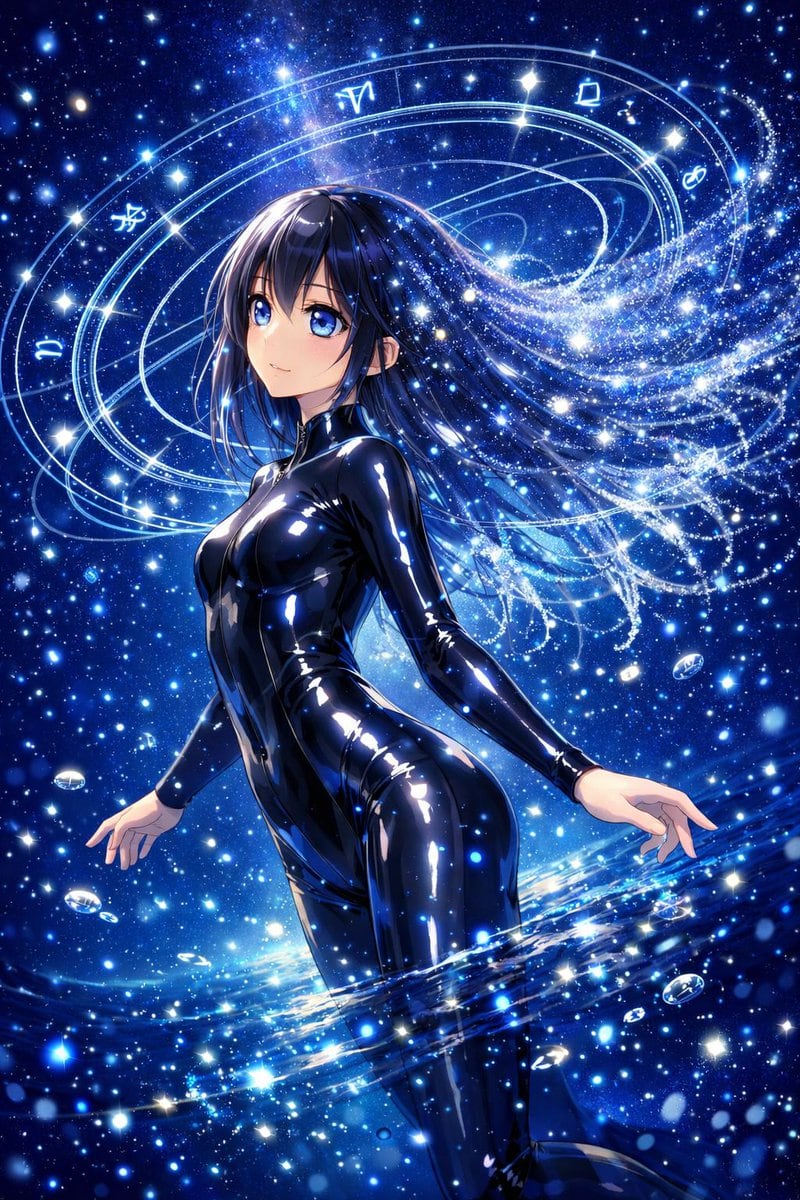 Anime Style AI Image Generation Prompt for Deep Sea Fantasy - نص توجيهي للذكاء الاصطناعي