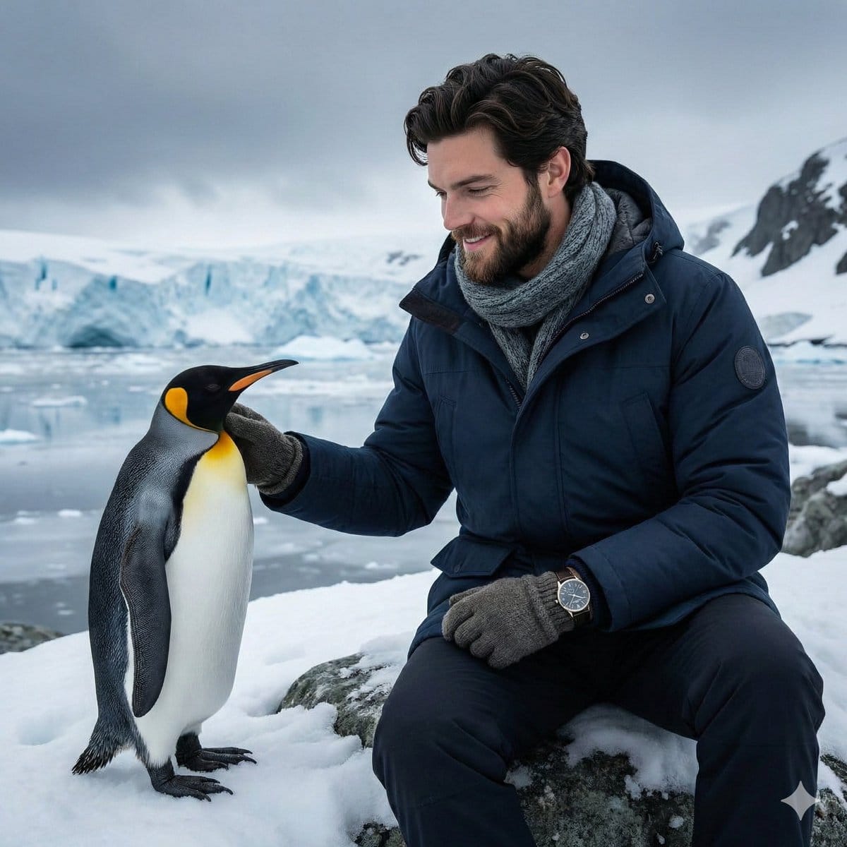Antarctic Penguin Encounter Photograph Prompt - AI 프롬프트