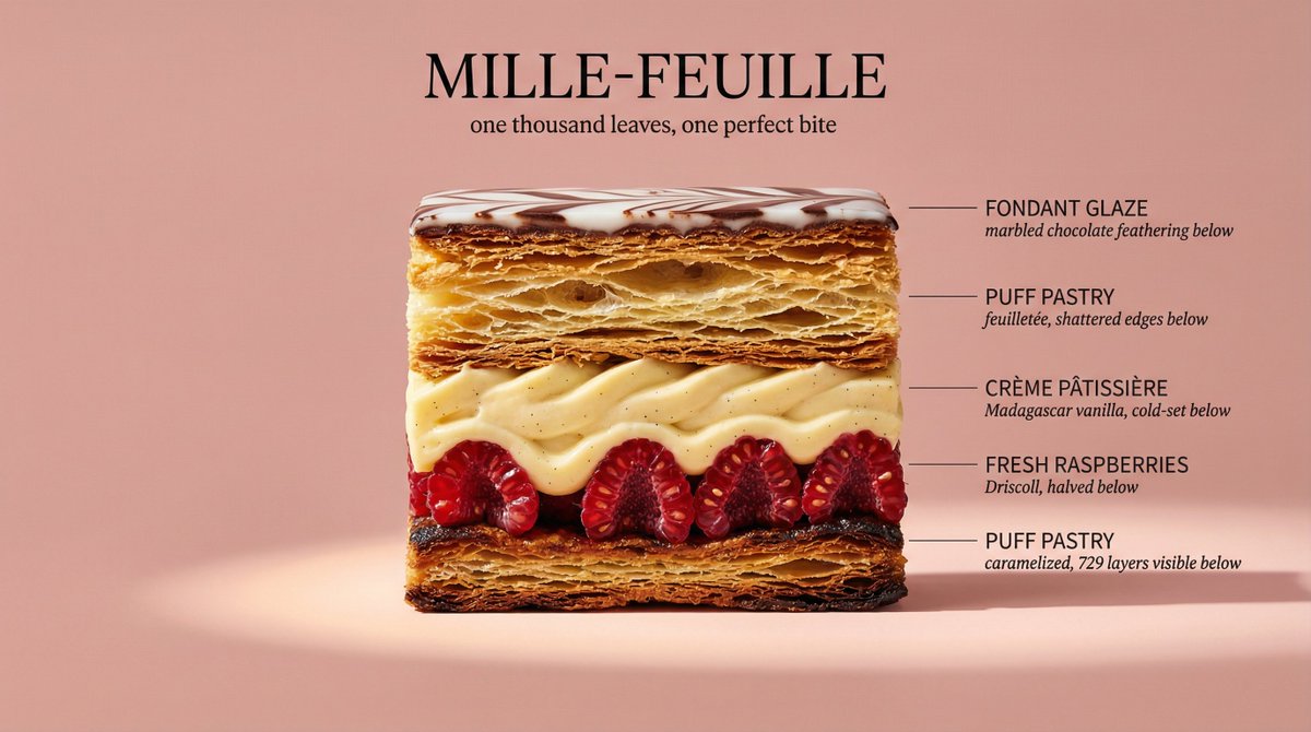 Architectural Food Photography Cross-Section Prompt