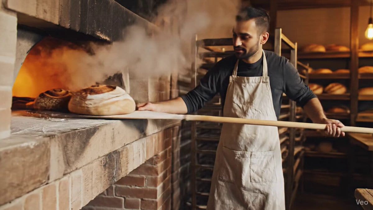 Artisan bakery video ad - AI Generated AI Art Style Image Example