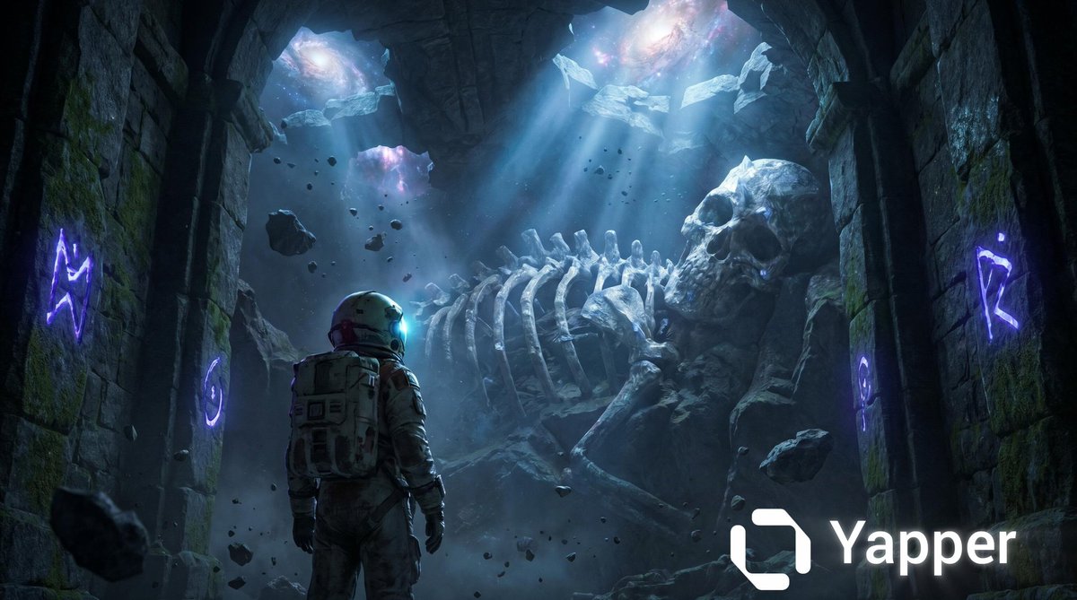Preview image for Astronaut and Petrified Cosmic God prompt