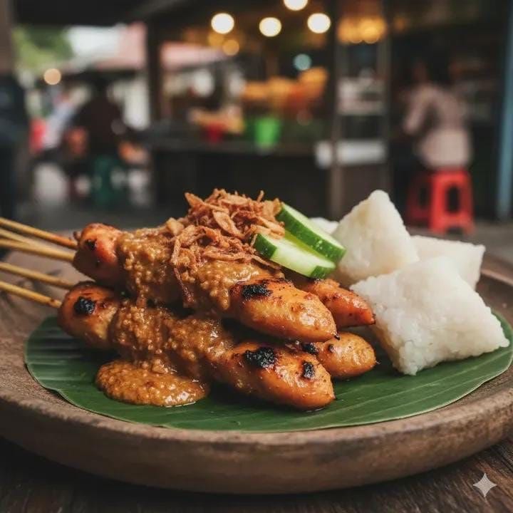 Authentic Indonesian Nasi Tumpeng Food Photography - AI 프롬프트