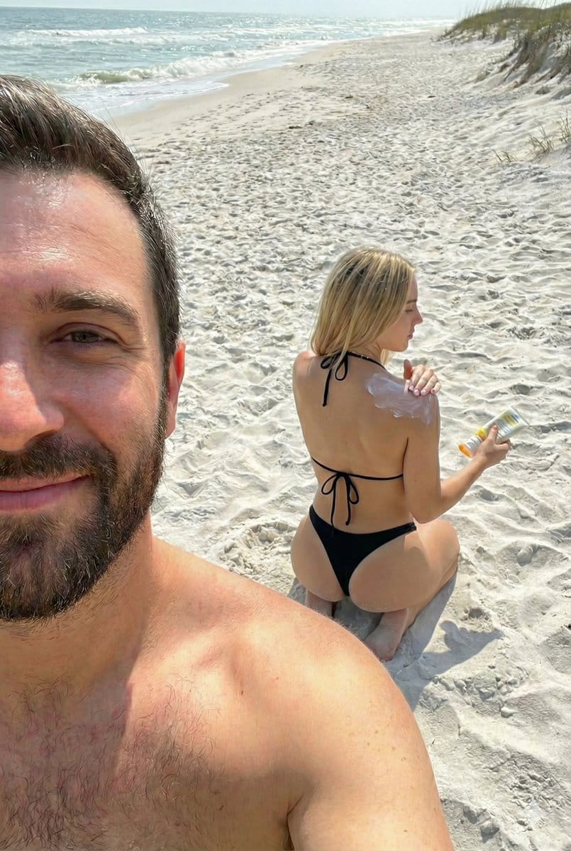 Backstage Selfie with Bikini Model Prompt - Prompt de IA