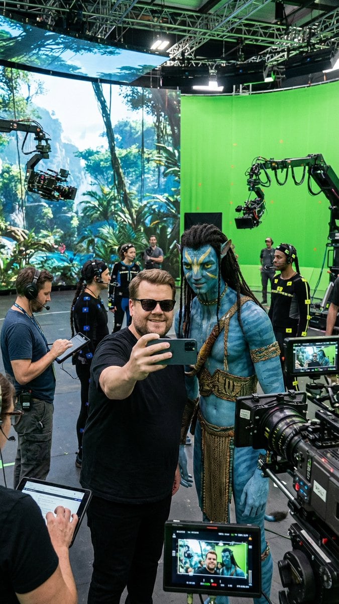Behind-the-Scenes Selfie Identity Swap Prompt - KI-Prompt
