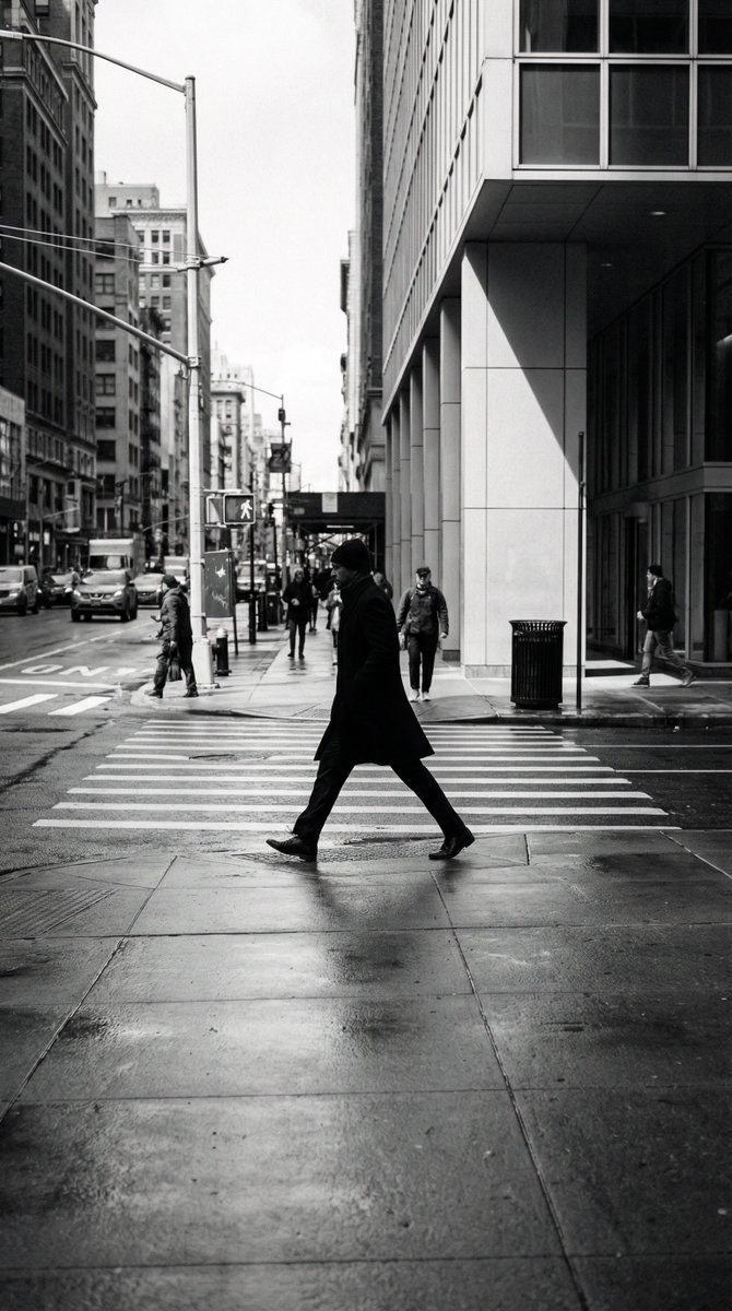 Preview image for Black and White Street Photography Decisive Moment prompt