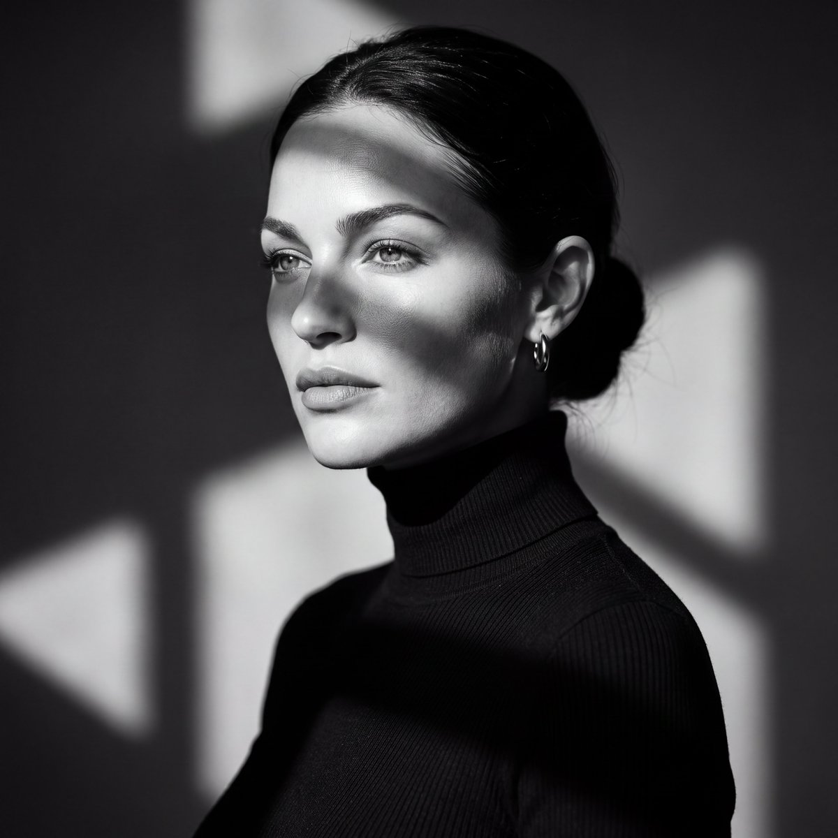 Preview image for Black and White Studio Portrait Prompt prompt