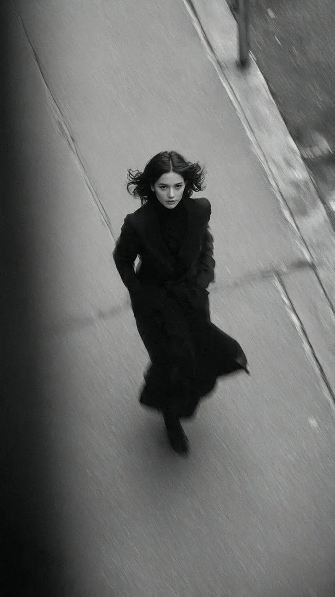 Black and White Vogue Fashion Shoot