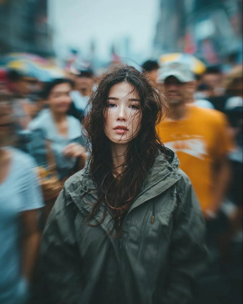 Preview image for Candid Paparazzi Street Portrait Prompt prompt