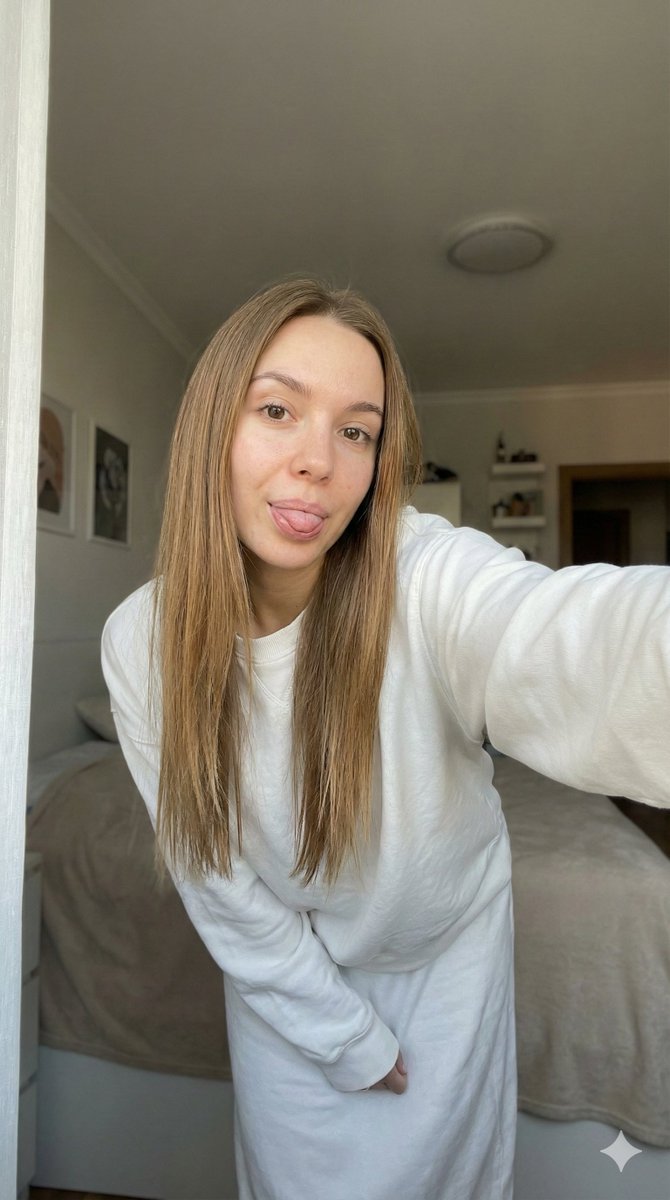 Preview image for Candid Smartphone Selfie with Playful Expression prompt