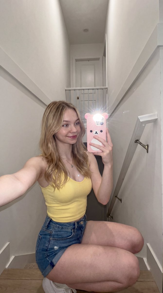 Preview image for Candid stairwell flash selfie prompt