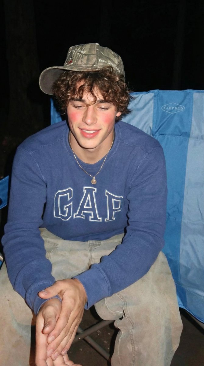 Preview image for Candid Teenage Boy Camping Photo Prompt prompt