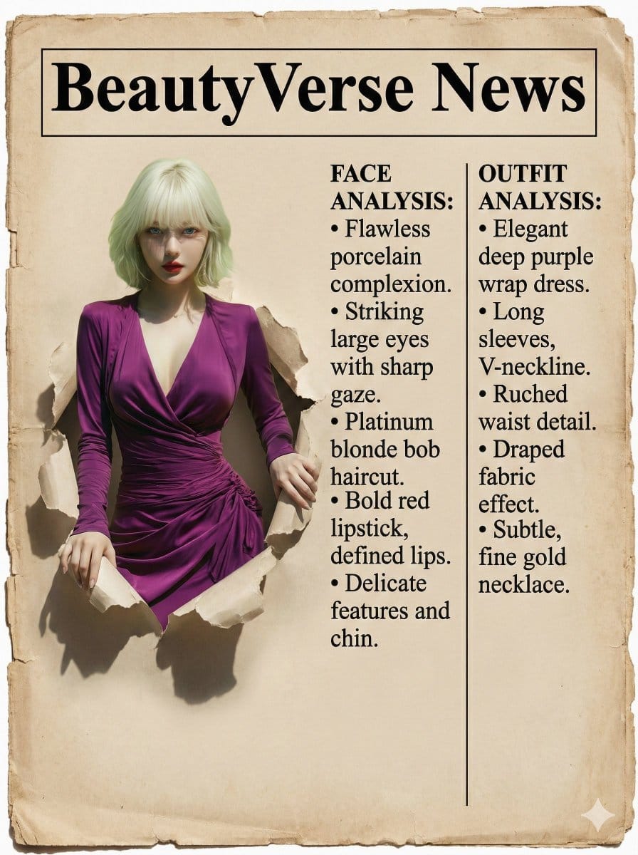 Character Analysis Newspaper Rip-Through Effect - Prompt IA