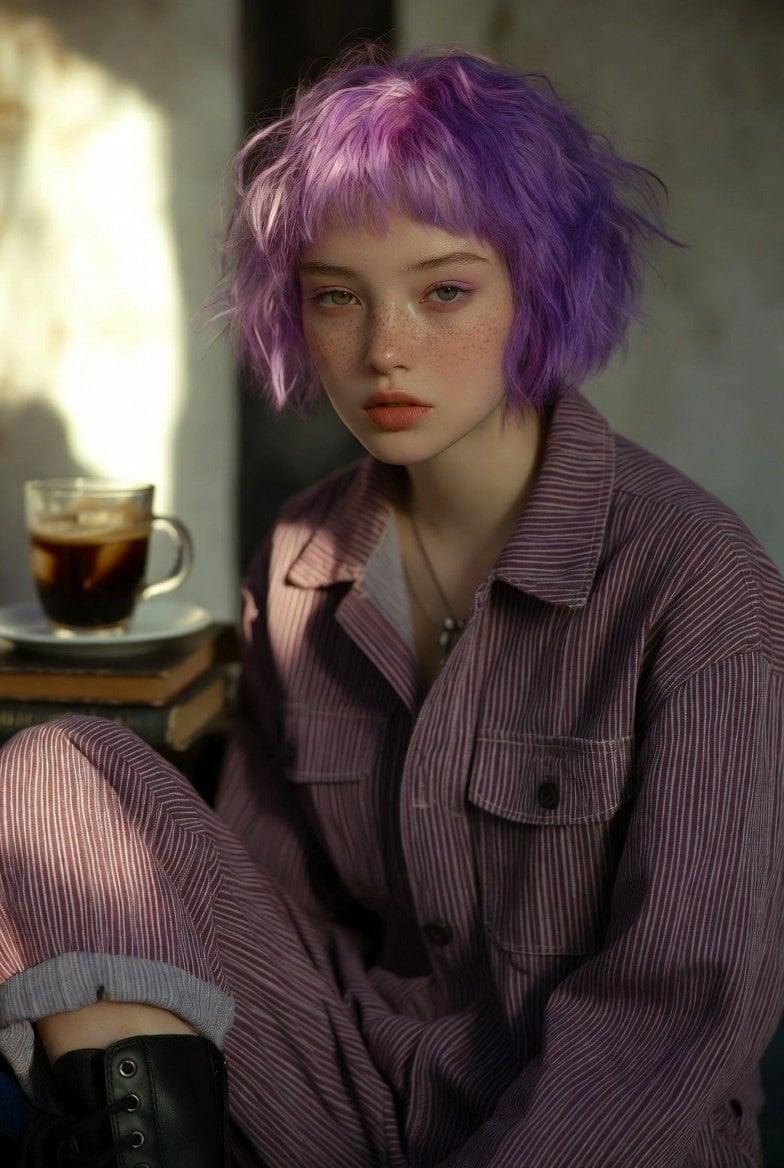 Character Profile: Streetwear Meets Cottage-core Aesthetic - Prompt IA
