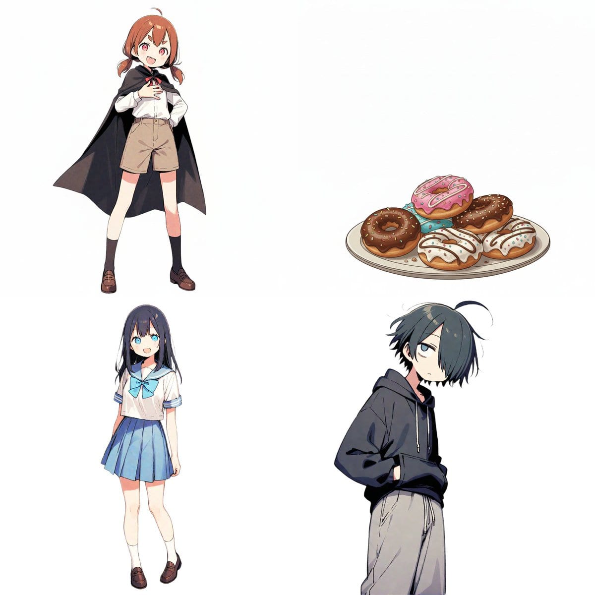 Character Relationship Chart Infographic - Prompt IA