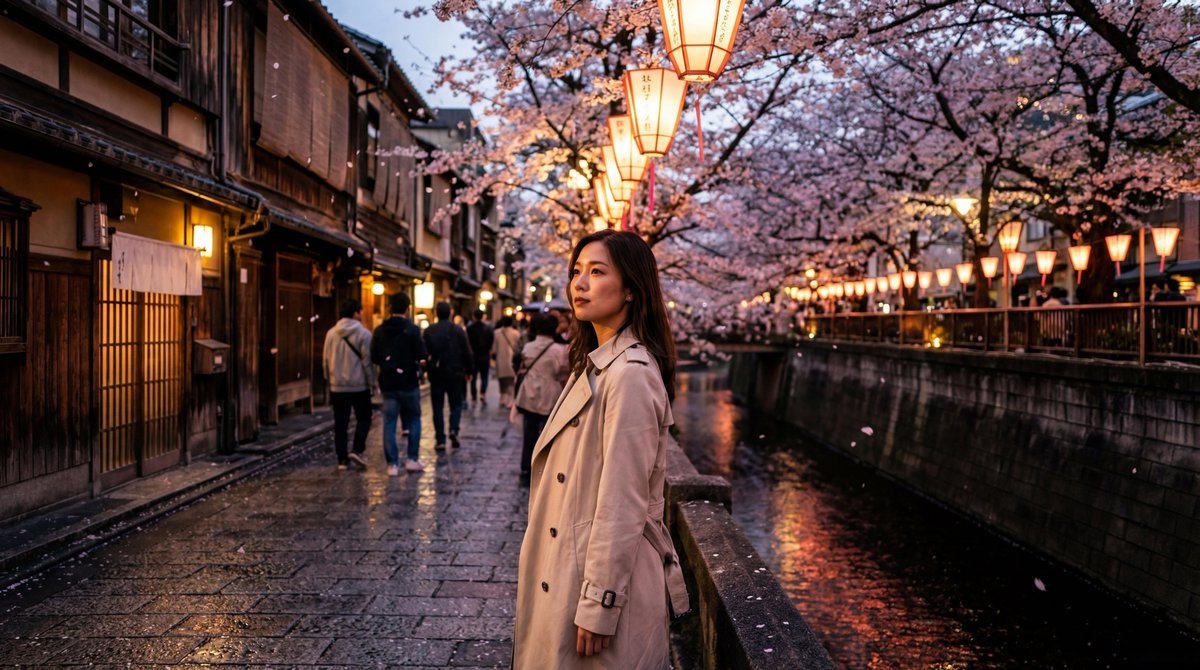 Preview image for Cherry Blossoms in Nakameguro prompt