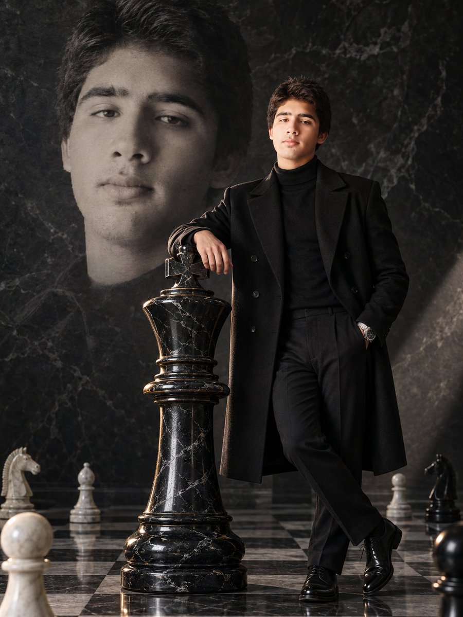 Preview image for Chess King Strategic Power Portrait Prompt prompt