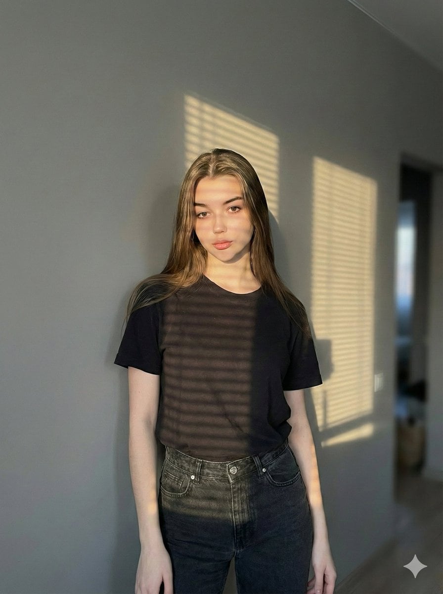 Chiaroscuro Window Portrait Prompt - AI Generated Character Style Image Example