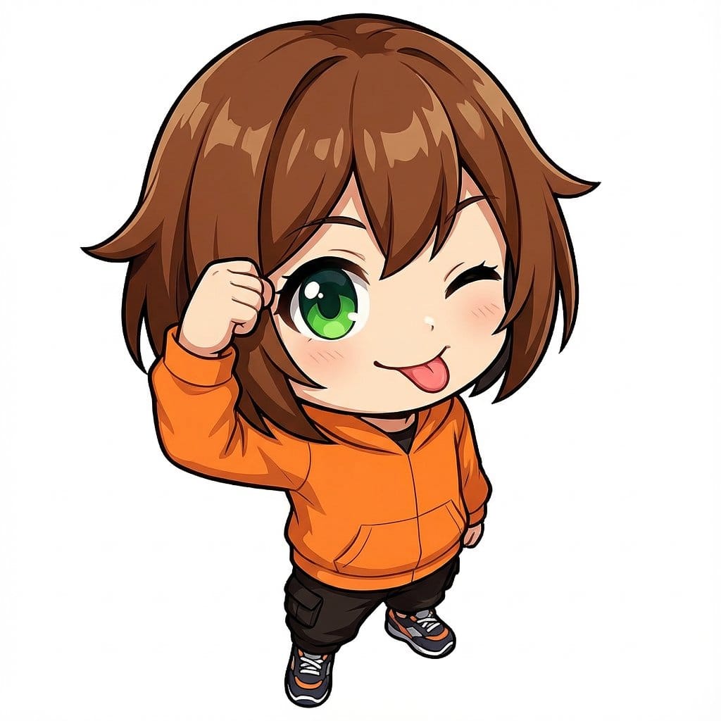 Chibi Character Tehepero Pose Prompt for Nano Banana Pro - Prompt IA