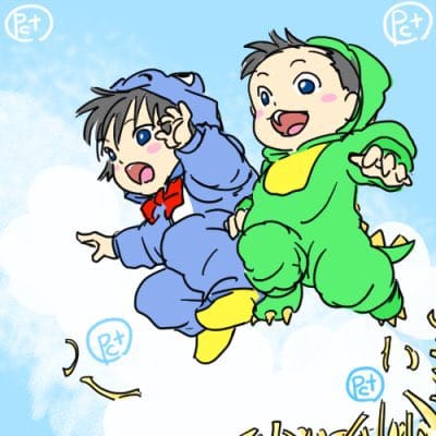Chibi Godzilla Snowboarding - AI提示詞