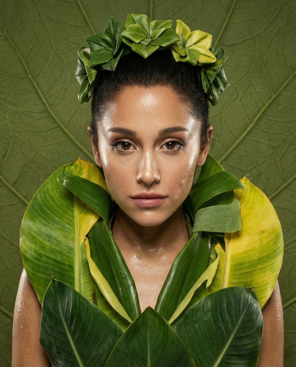 Preview image for Chlorophyll Avant-Garde Editorial Portrait prompt