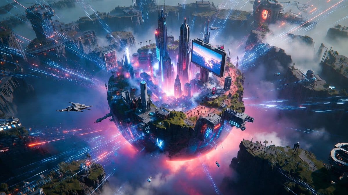 Cinematic 3D World Emergence from Object - AI Generated Realistic Style Image Example