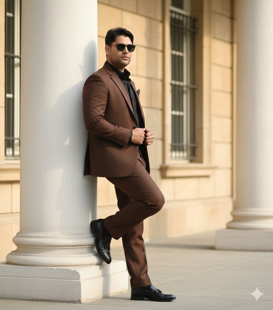 Cinematic Fashion Editorial of a Man with a Luxury Car and Dog - AI 프롬프트
