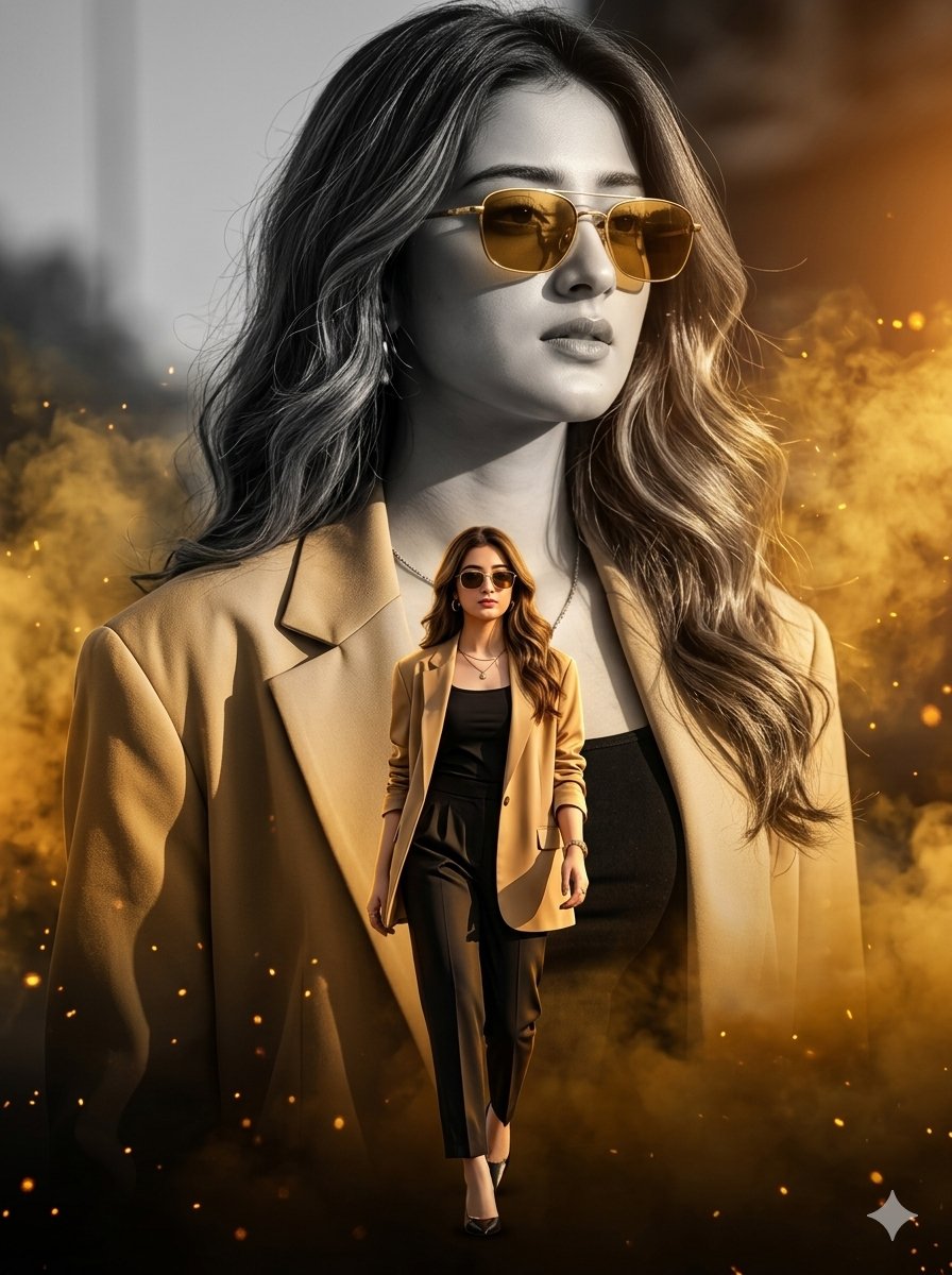Preview image for Cinematic Fashion Poster Luxury Editorial prompt