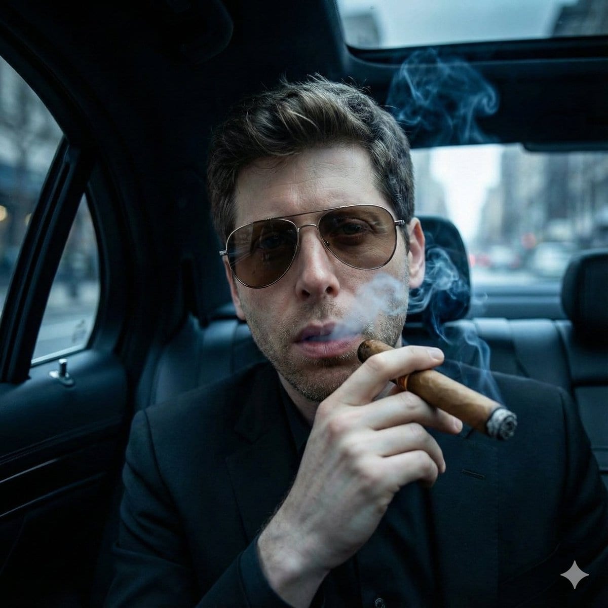 Cinematic Mafia Boss Portrait - AI Prompt