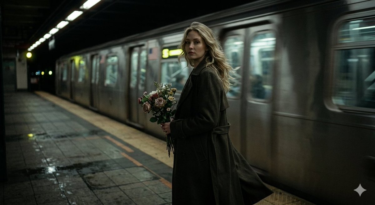 Preview image for Cinematic Night Scene on Subway Platform prompt